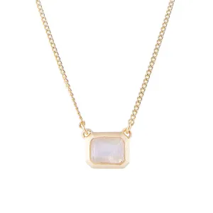 Fairley Rainbow Moonstone Deco Necklace