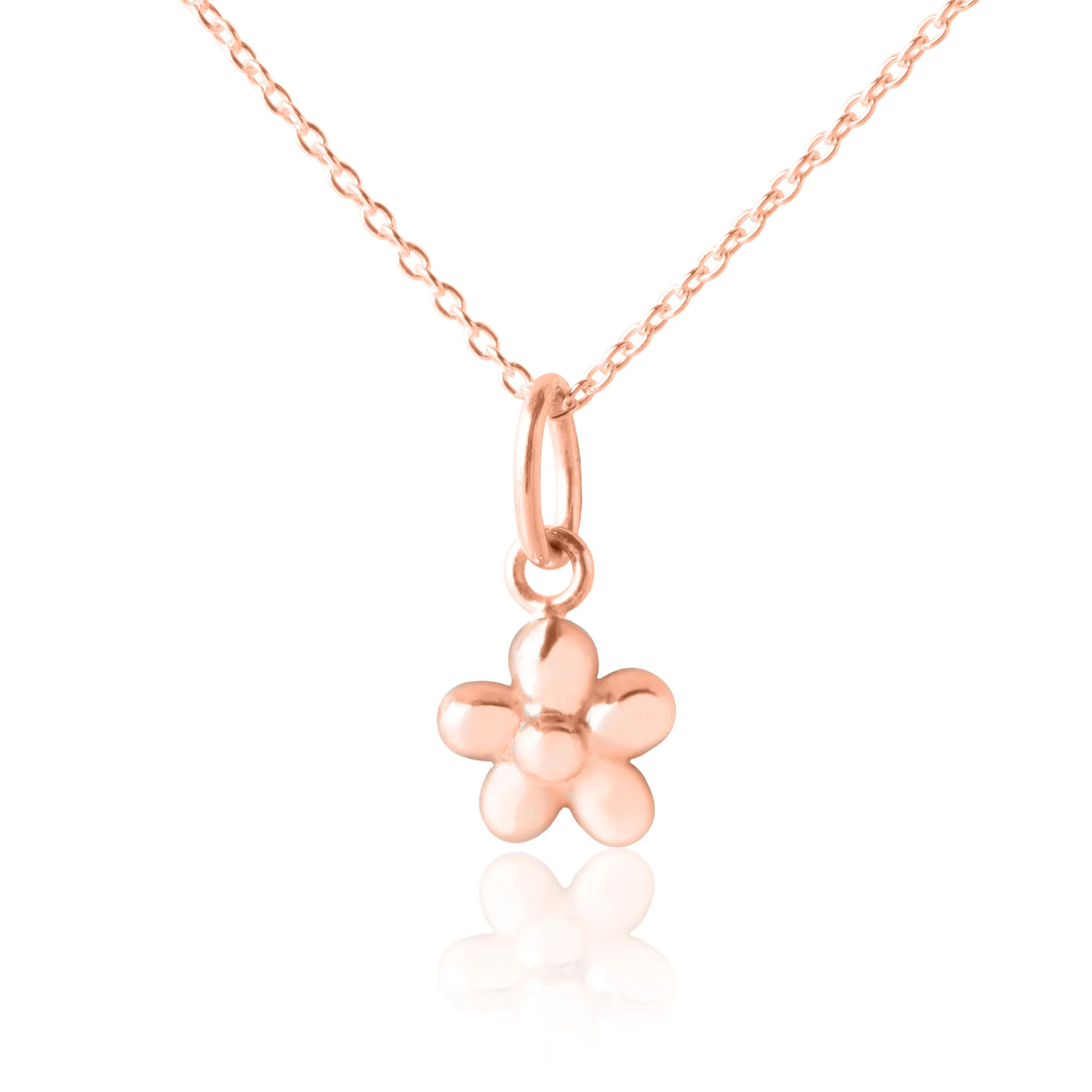 Flickering Flower Pendant - Rose Gold