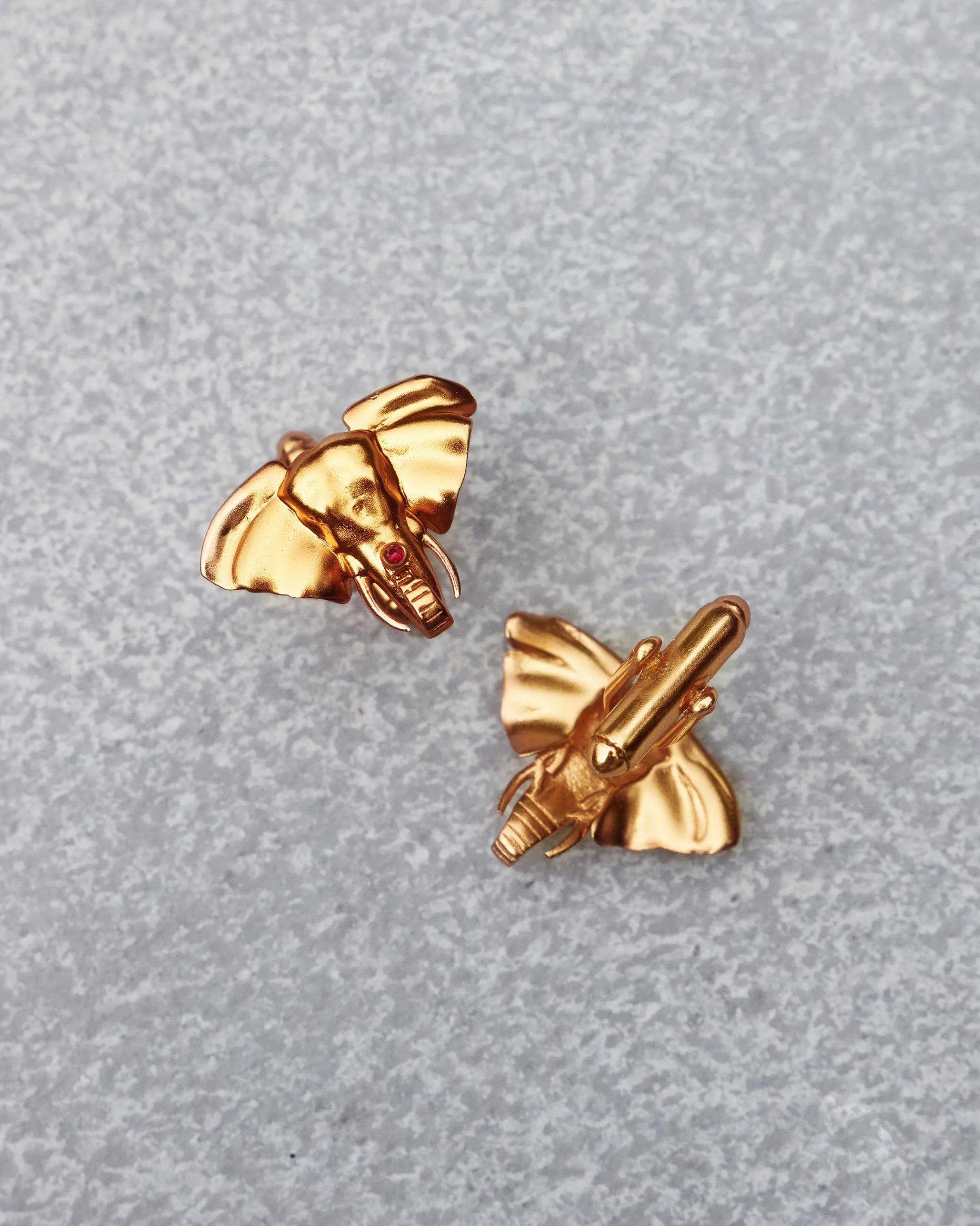 Haathi Cufflinks - Gold