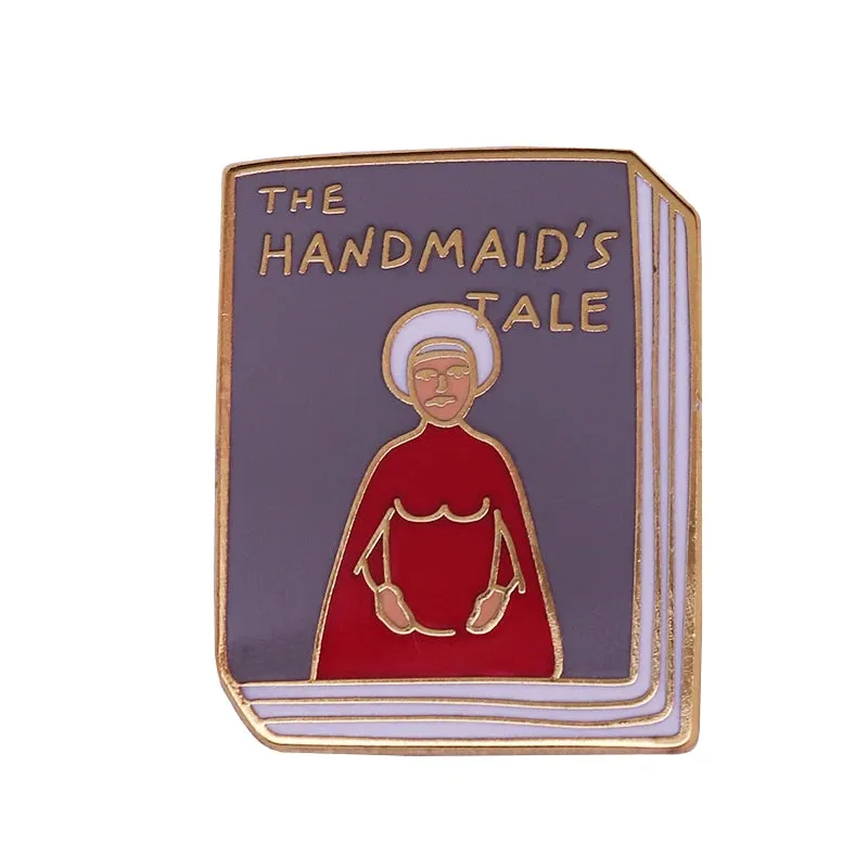 Handmaid's Tale Enamel Pin Book Quote Nolite Te Bastardes Carborundorum