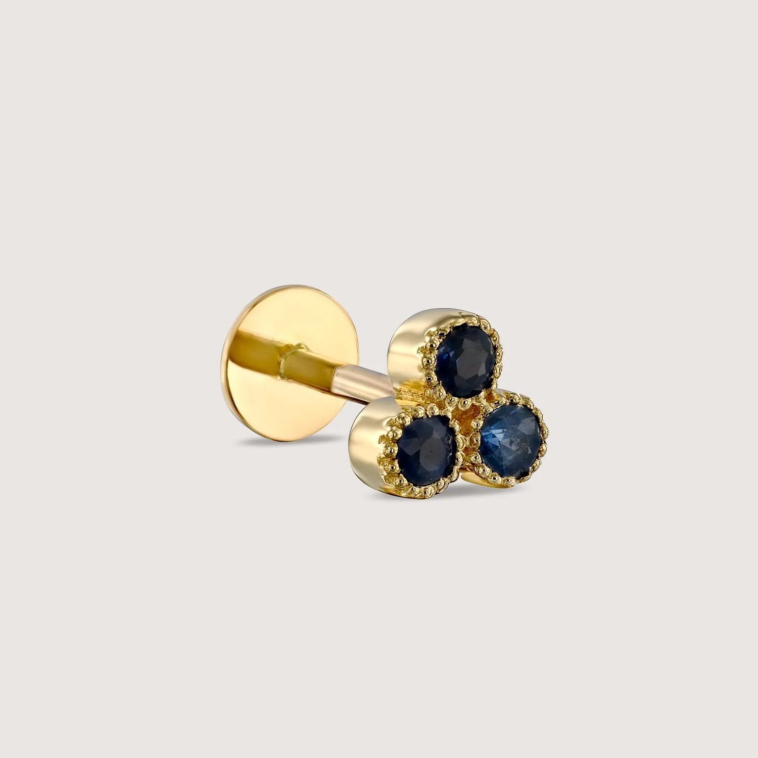 Henrietta Piercing Earring With Sapphires