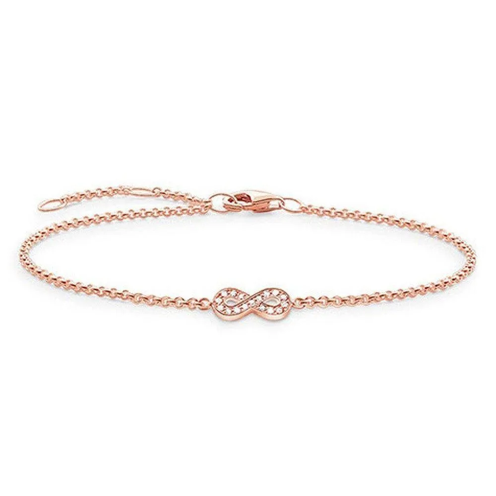 Infinity Symbol Diamond Bracelet