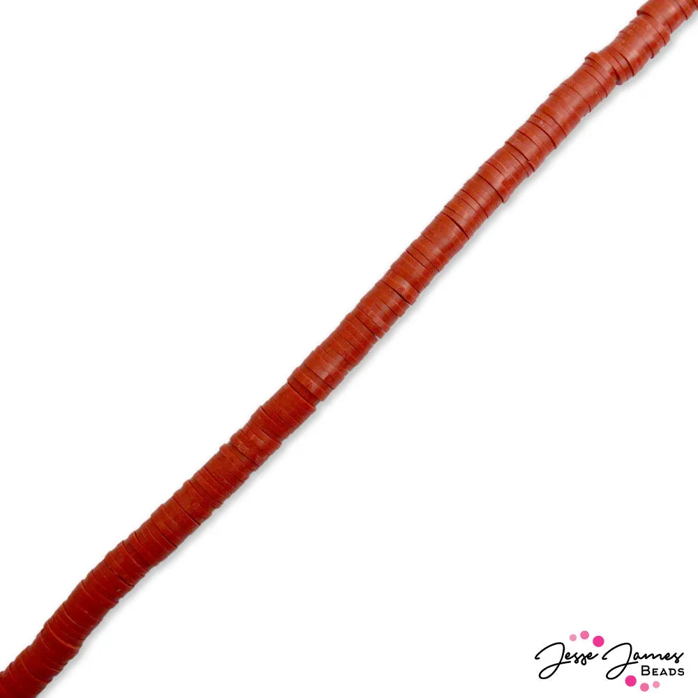 JJB Heishi Bead Strand in Radiant Raspberry