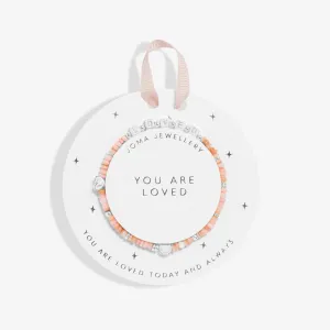 Joma Jewellery Silver Plated Happy Little Moments 'You Are Loved' Children's Bracelet