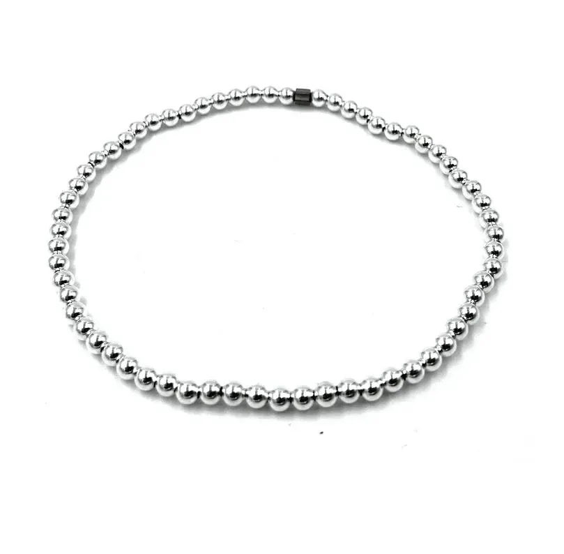 Karma Sterling Silver Single Bracelet