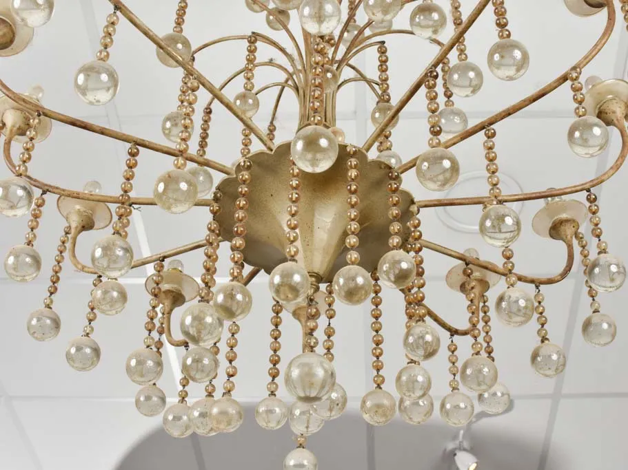 Large 1940's French chandelier 41¼" x 31"