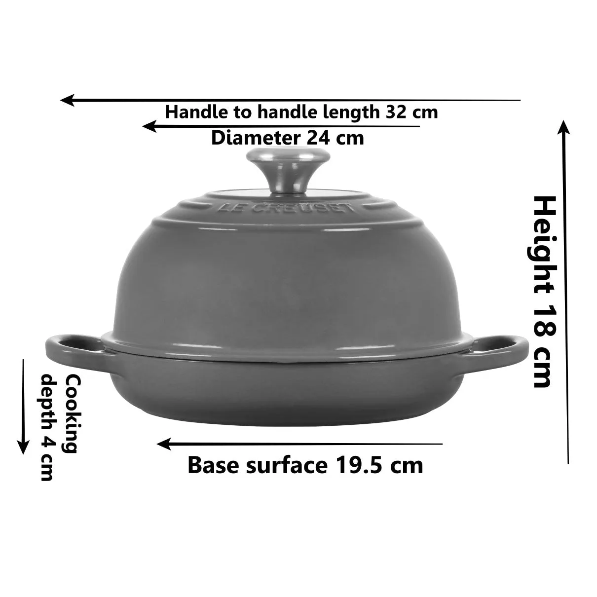 Le Creuset Flame Bread Oven (24 cm)