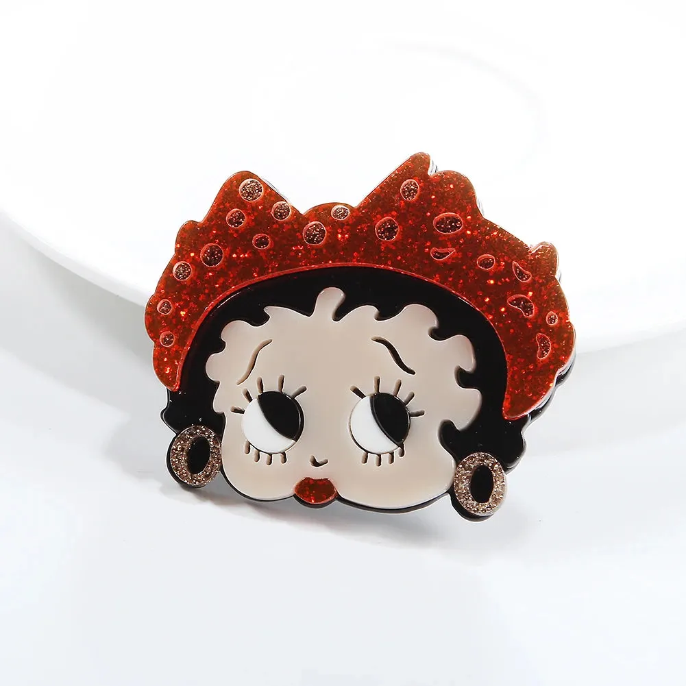 Little Red Riding Hood Acrylic Brooch