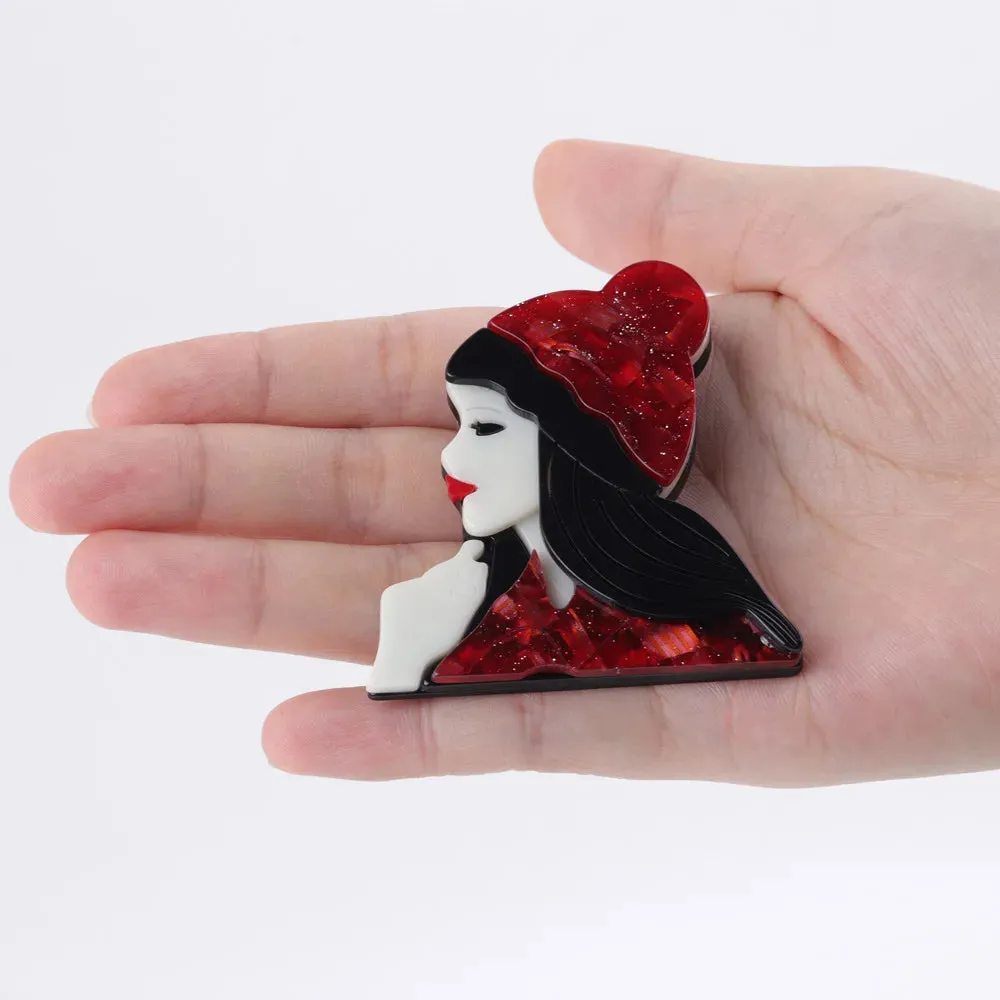 Little Red Riding Hood Acrylic Brooch