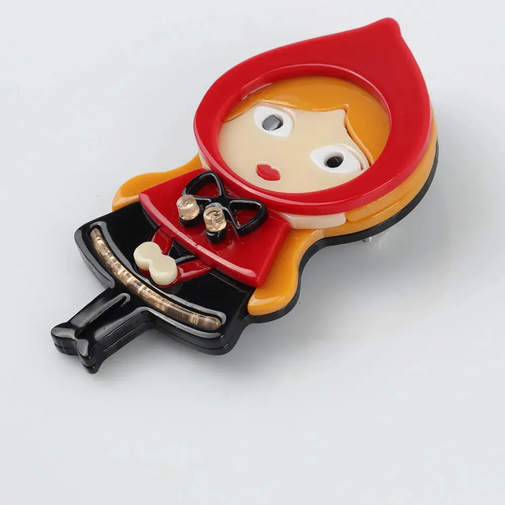 Little Red Riding Hood Acrylic Brooch