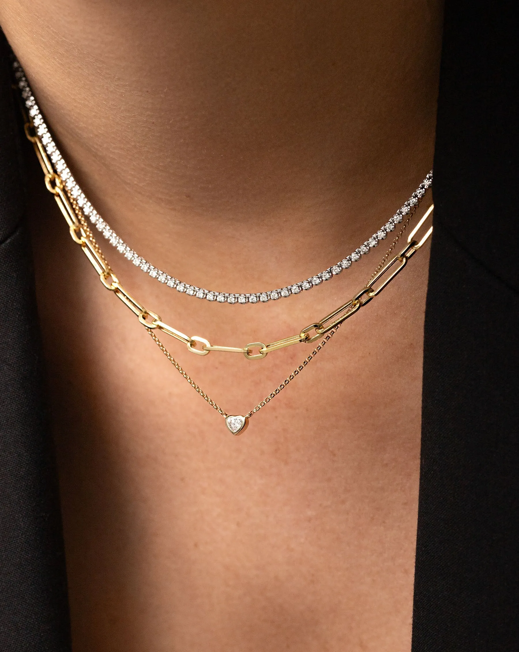 Long Link Chain Necklace