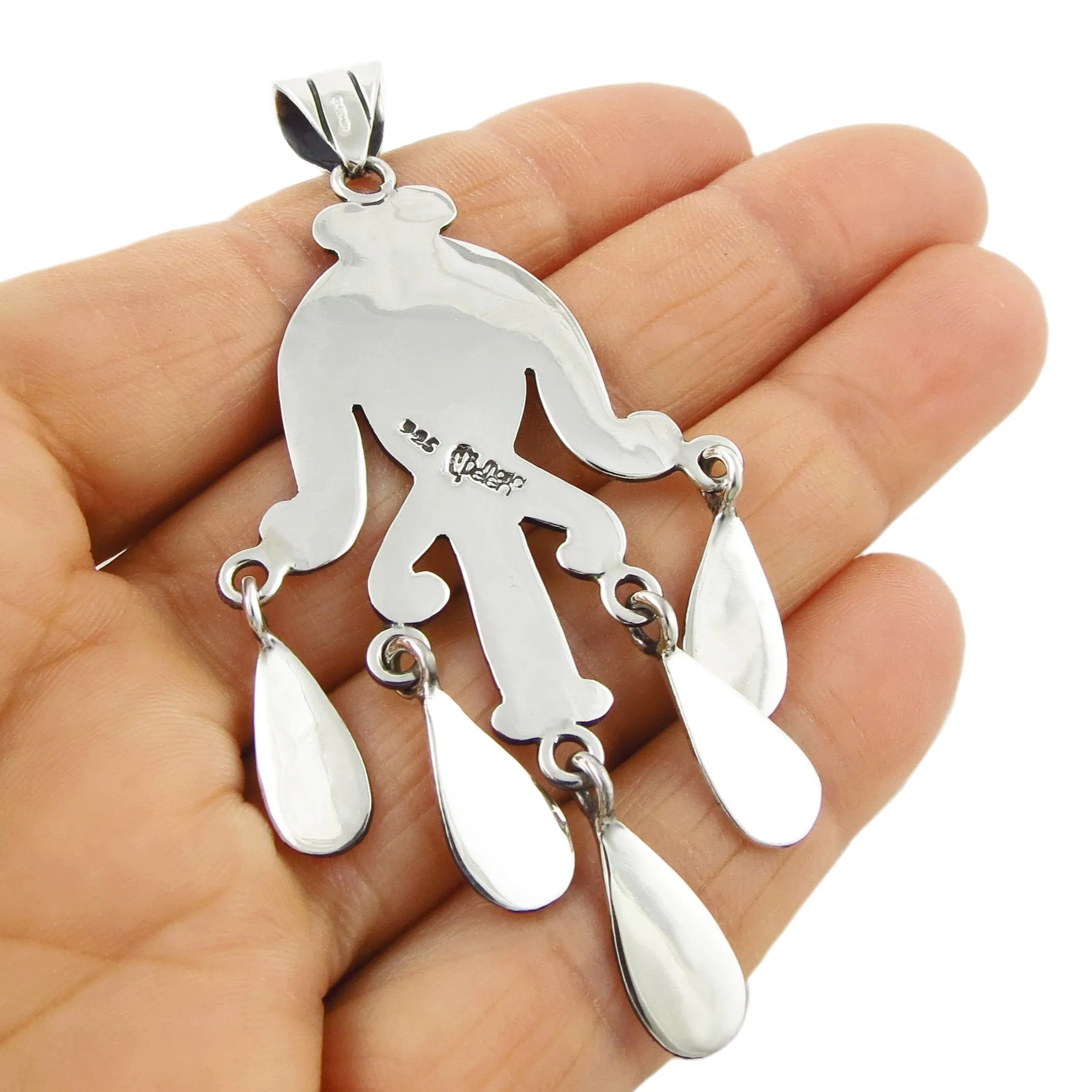 Maria Belen Mexican 925 Sterling Silver Designer Pendant