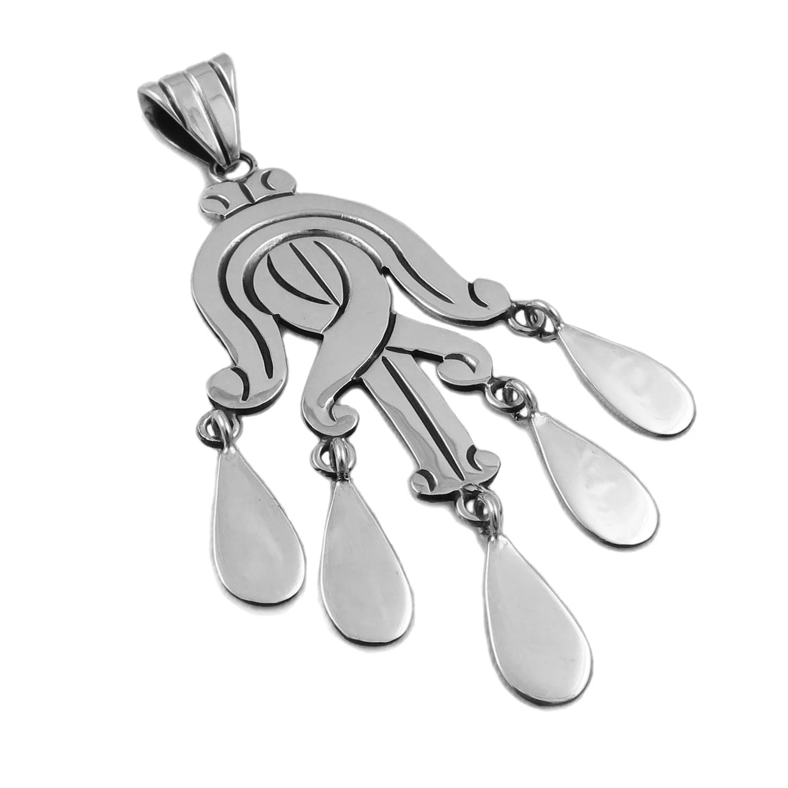 Maria Belen Mexican 925 Sterling Silver Designer Pendant