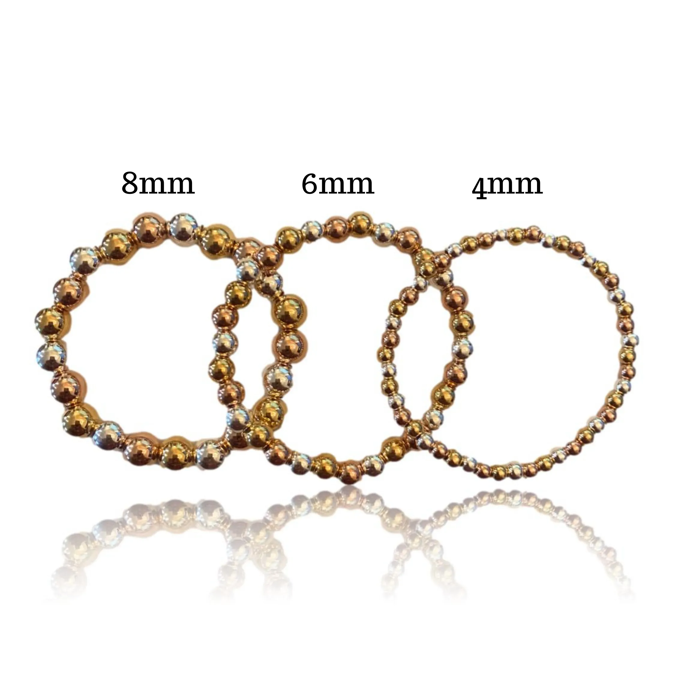 Monaco Three Tone Ball Bracelet