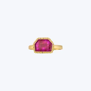 Mozambique Ruby 18k One-of-a-Kind Ring