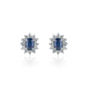 Neelima,Sapphire and Diamond Studs