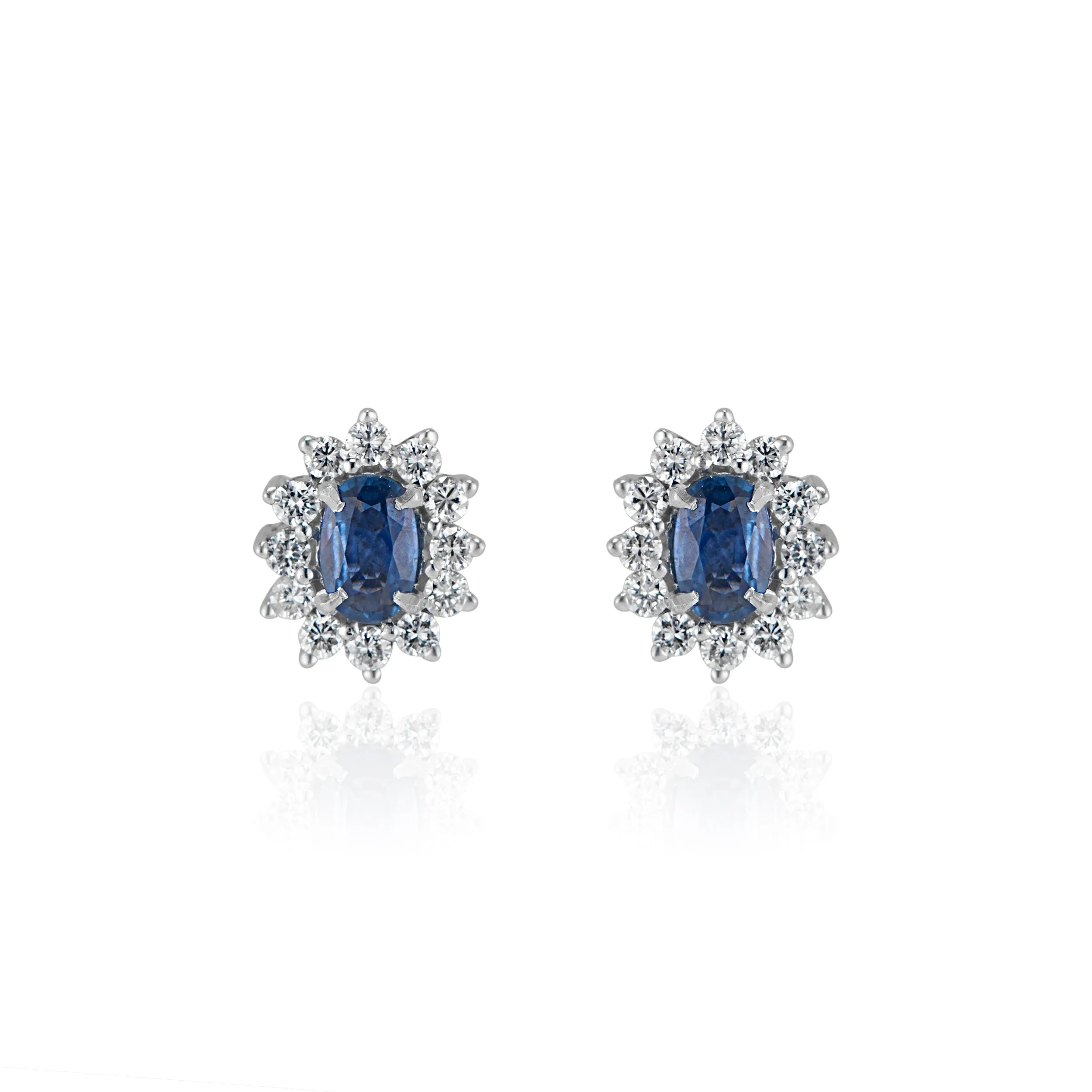 Neelima,Sapphire and Diamond Studs