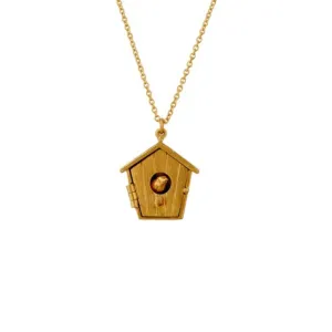 Nesting Birdhouse Necklace