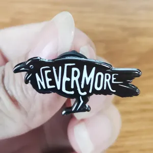 Nevermore Raven Enamel Pin