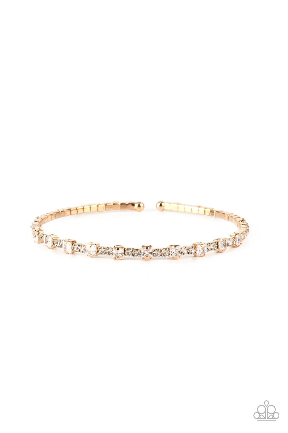 Paparazzi Timelessly Tiny - Gold Bracelet