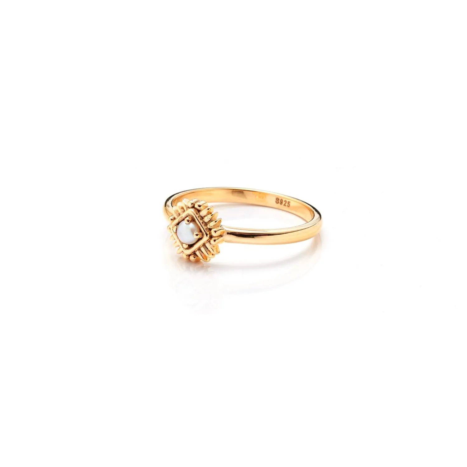 Petite Perle / Ring / Pearl   Gold