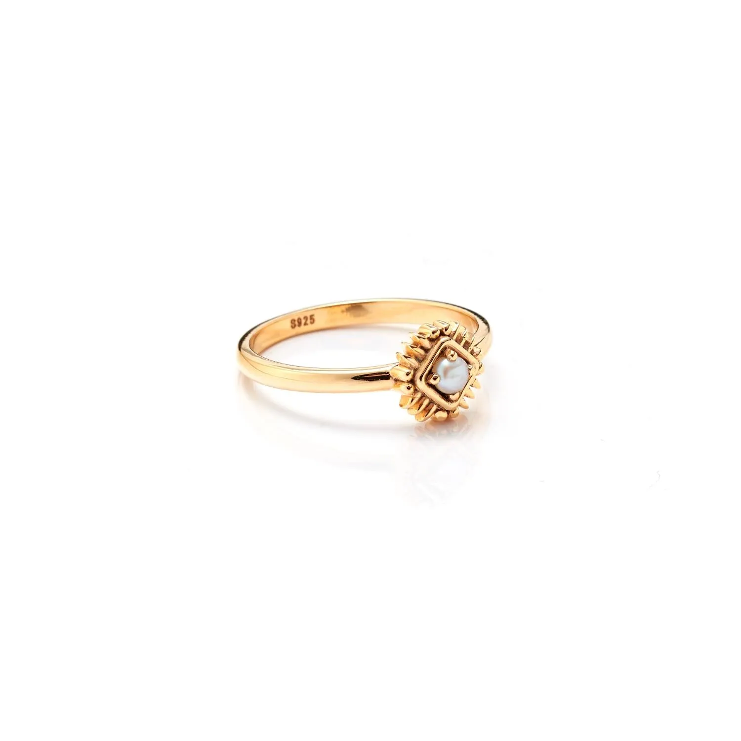 Petite Perle / Ring / Pearl   Gold