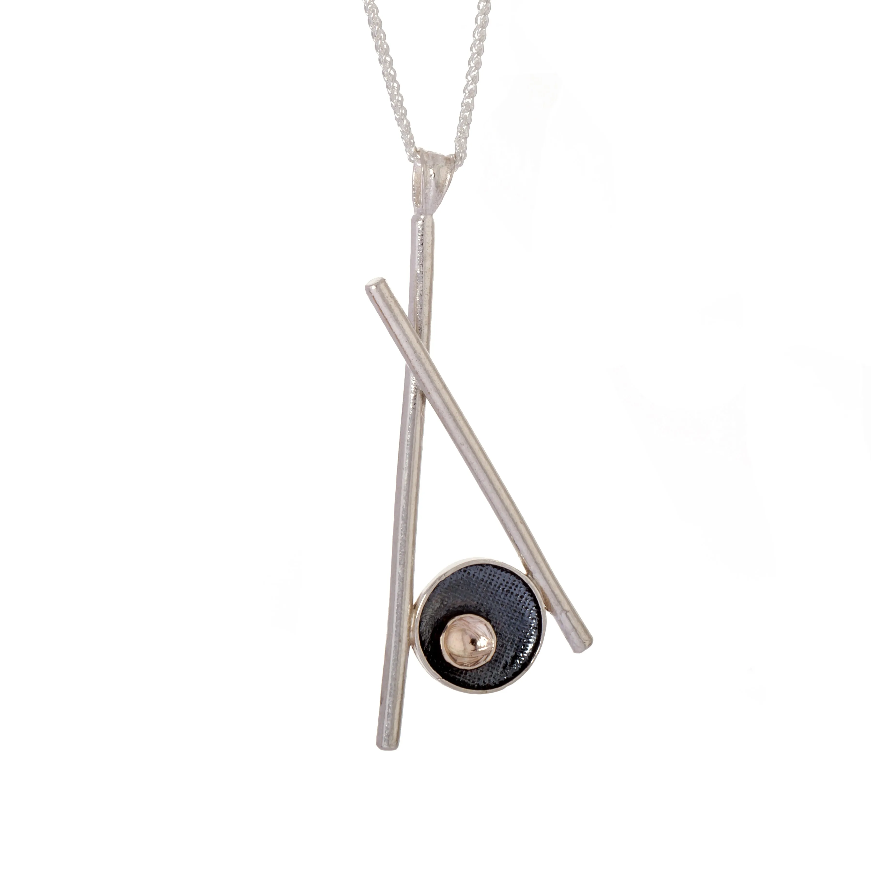 Pick Me Up Pendant - Sterling Silver and 9ct Gold – Simon Barber