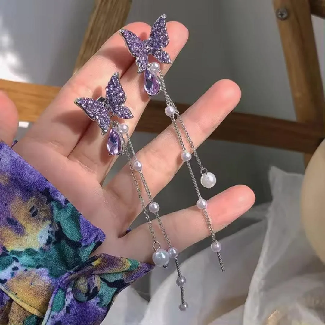 Purple Butterfly Dangler