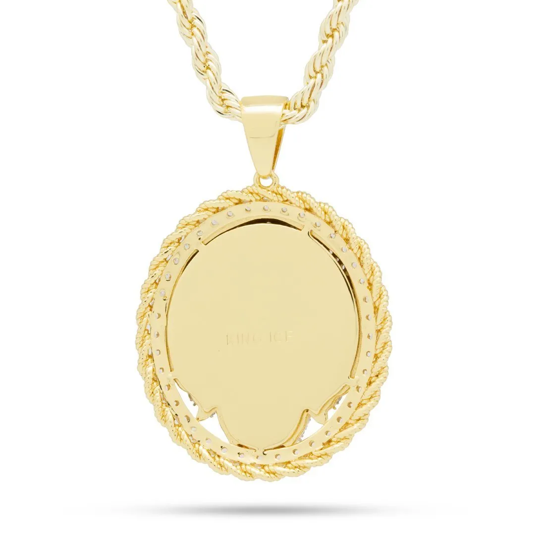 Roaring Lion Medallion Necklace