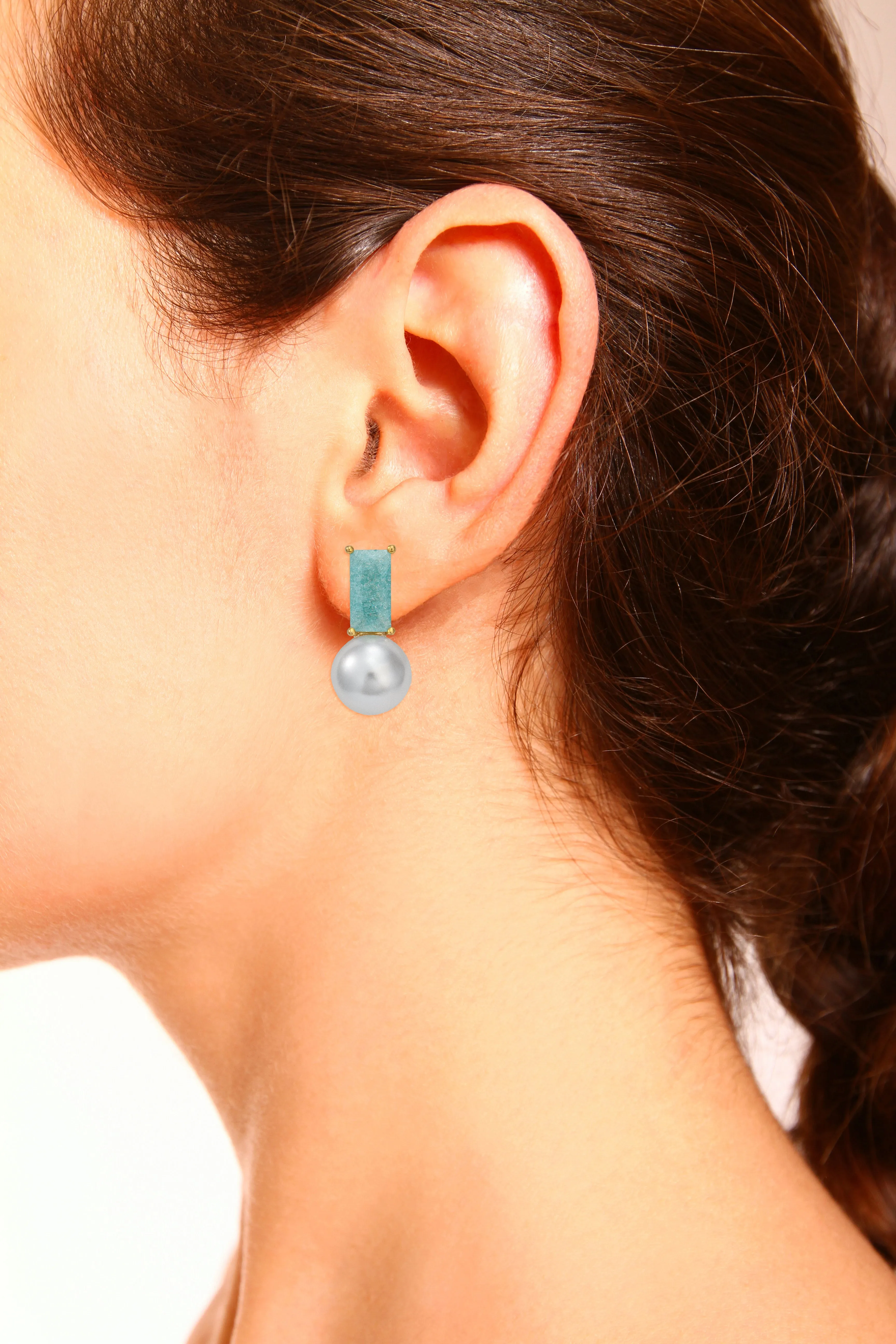 SARA EARRINGS BLUE