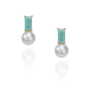 SARA EARRINGS BLUE