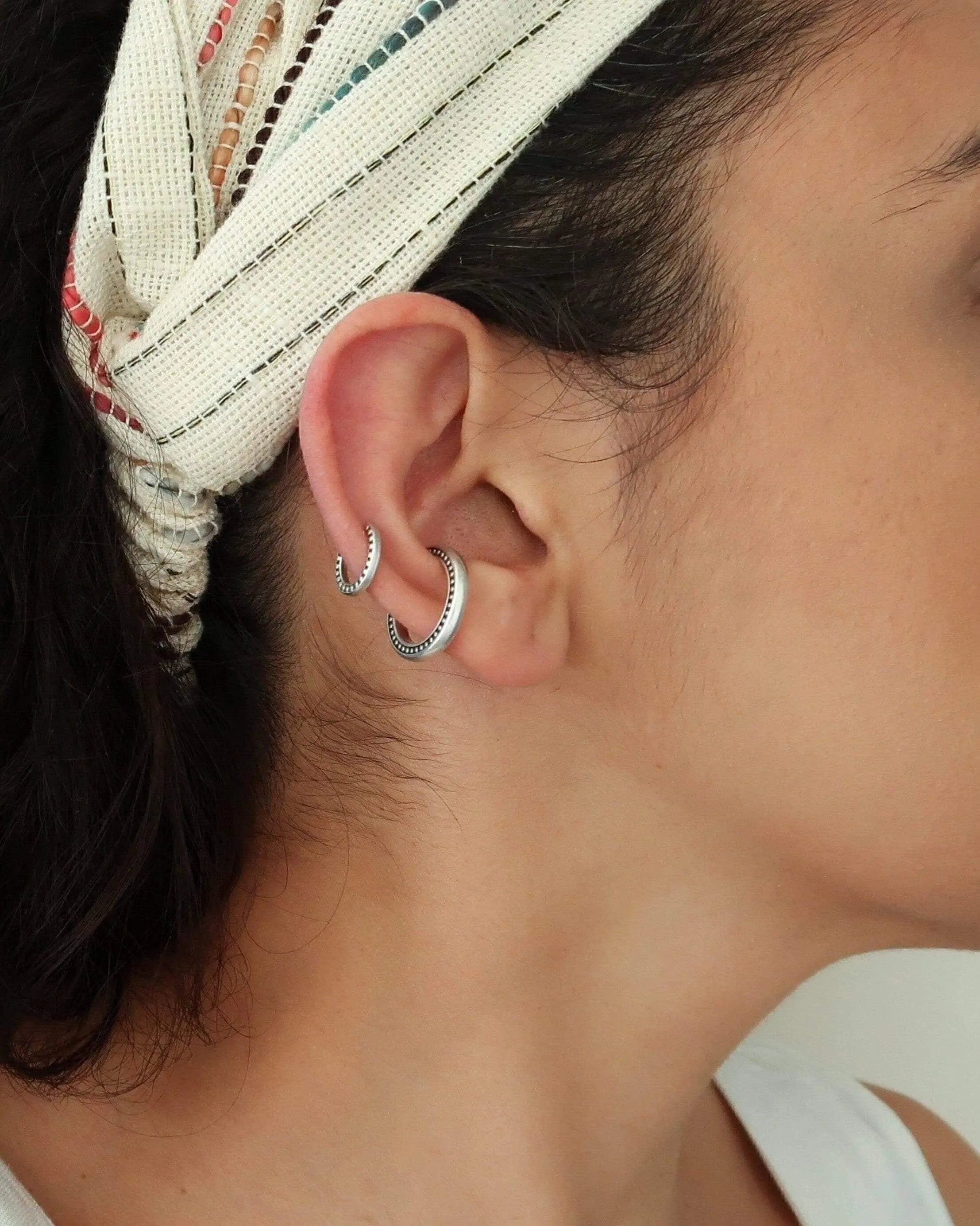 Single Silver Ear Cuff