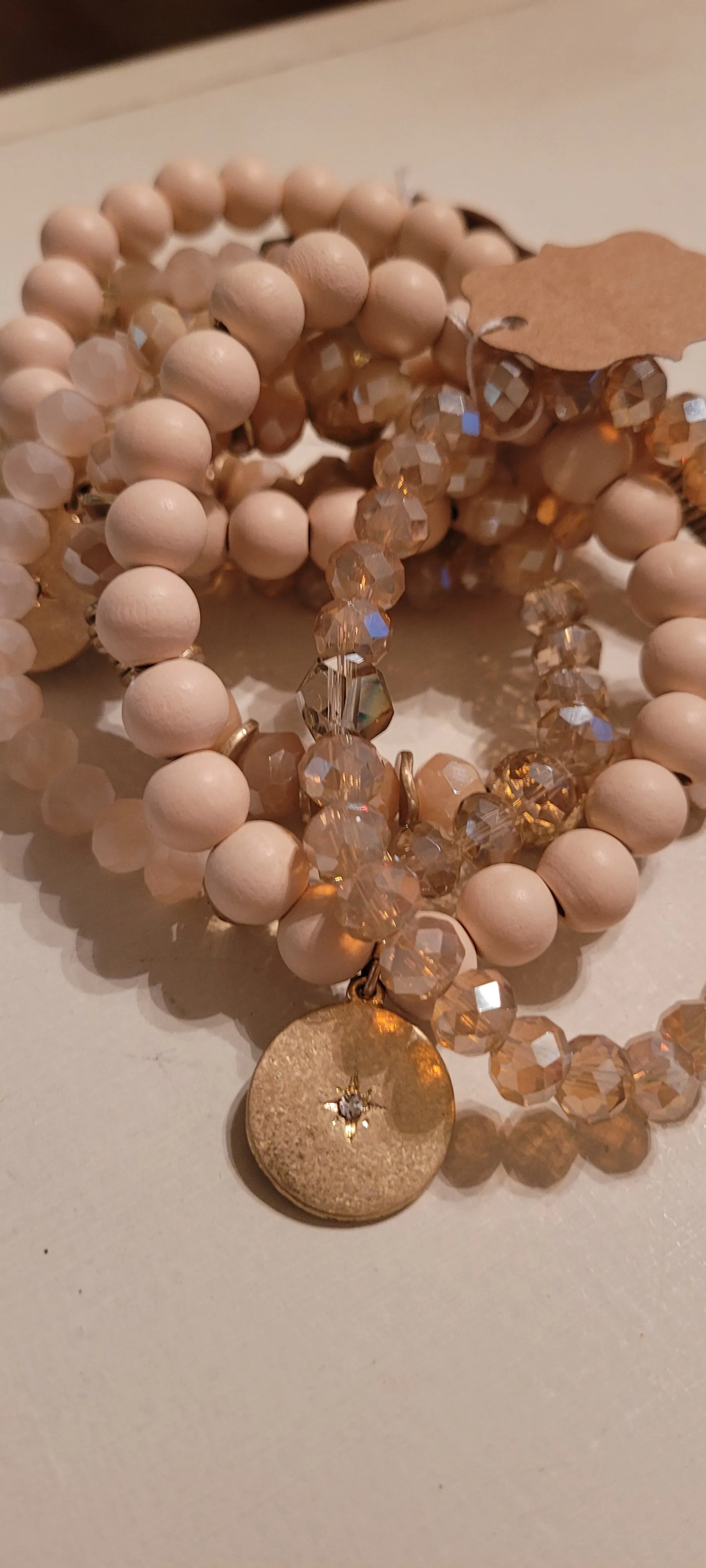 Sloane Stackable - Peach Fuzz - Boho Bracelet