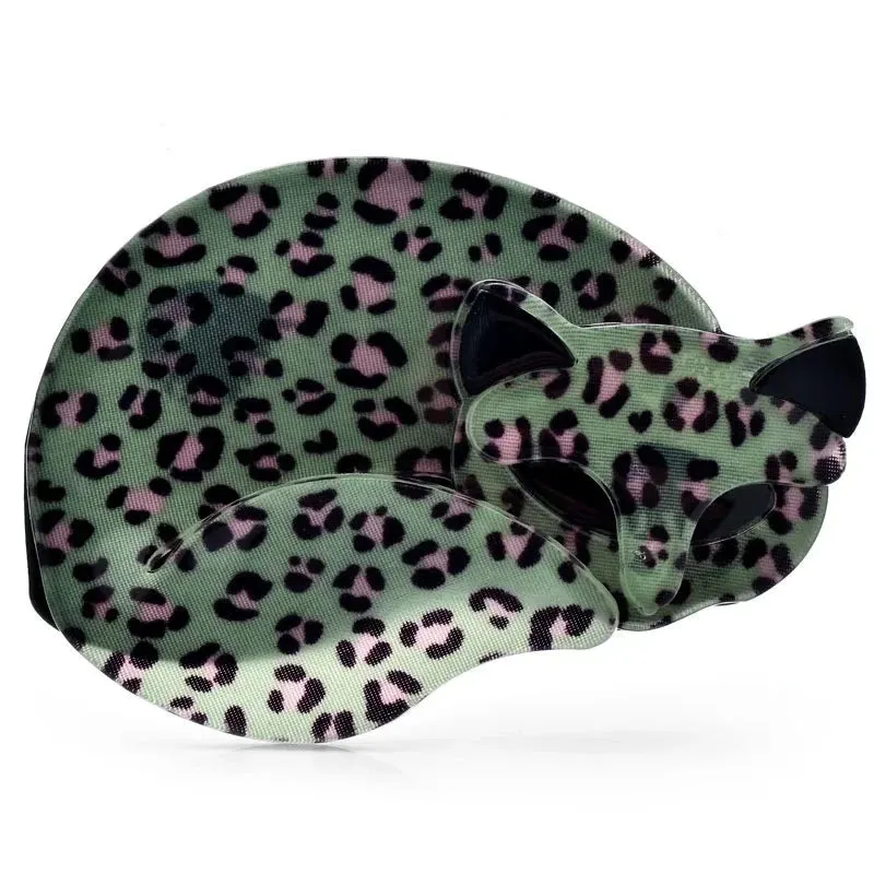 Spotted Cat Acrylic Brooches