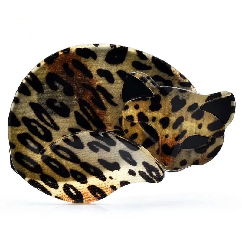 Spotted Cat Acrylic Brooches