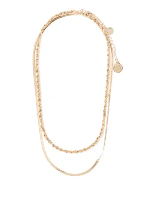 Suki Snake & Rope Necklace