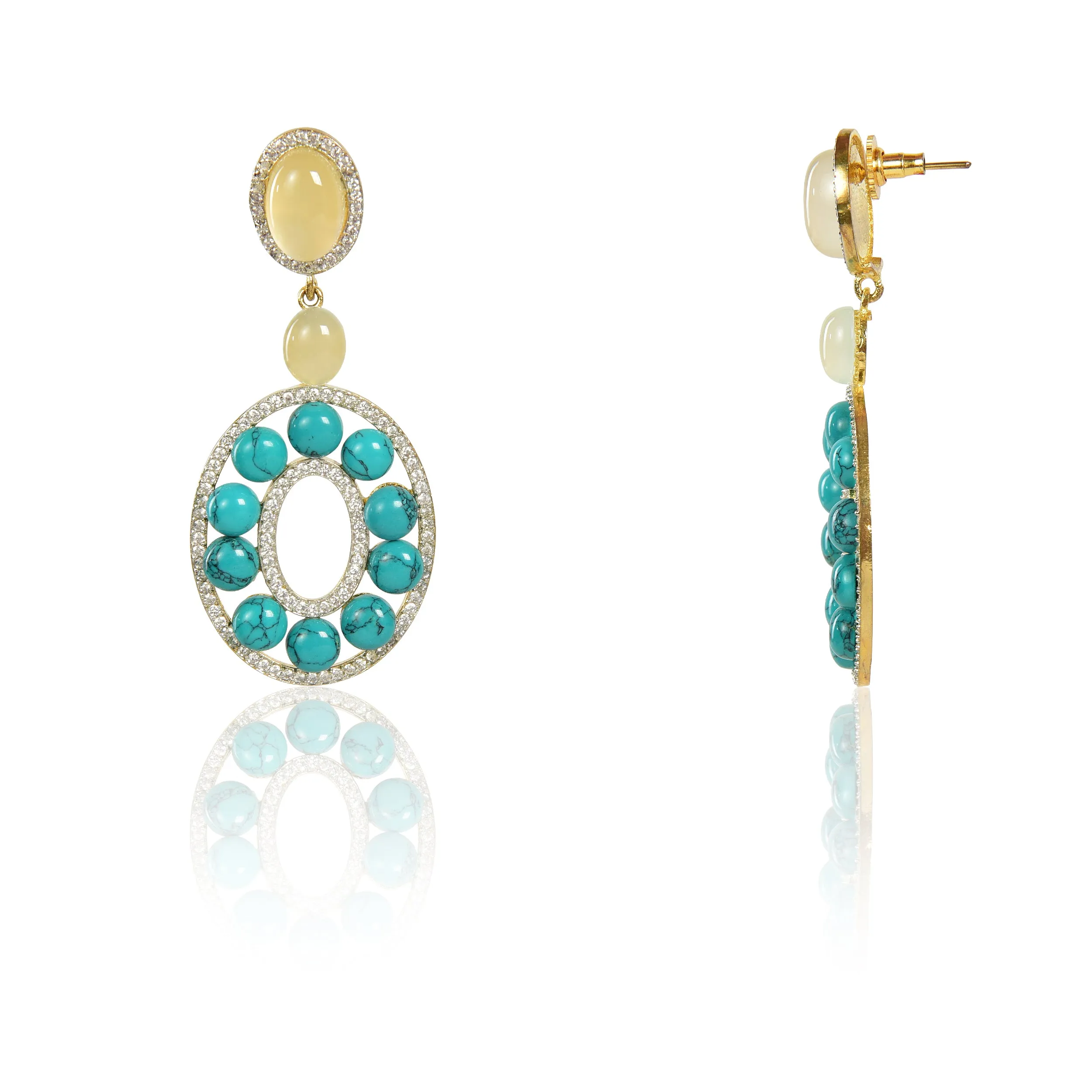 Summery beach vibes statement earrings