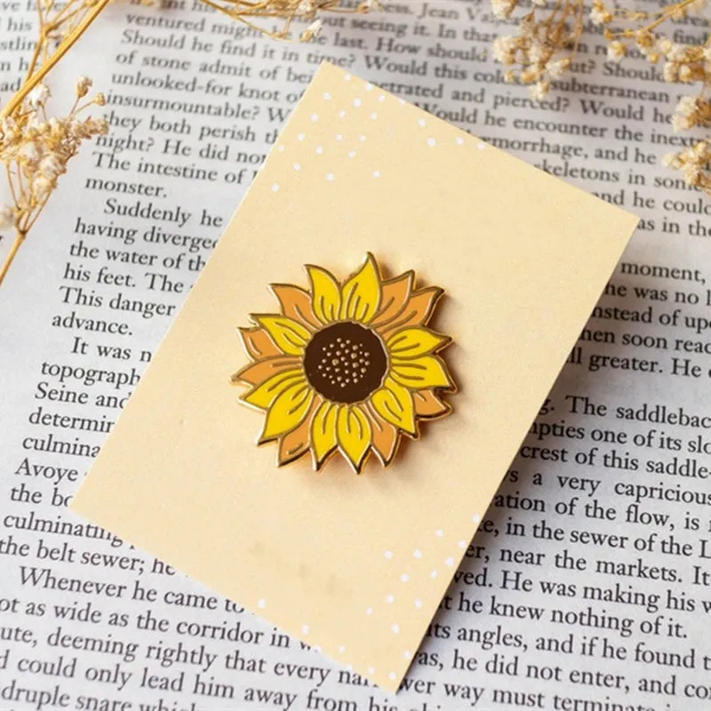 Sunflower Enamel Pin