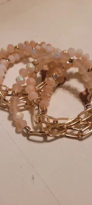 Talia Stackable - Peach Fuzz - Boho Bracelet