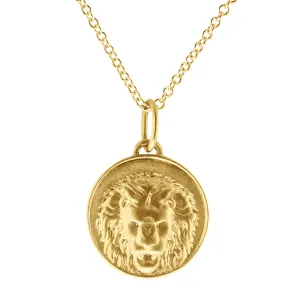 The Lion & The Mouse Small Aesop Medallion