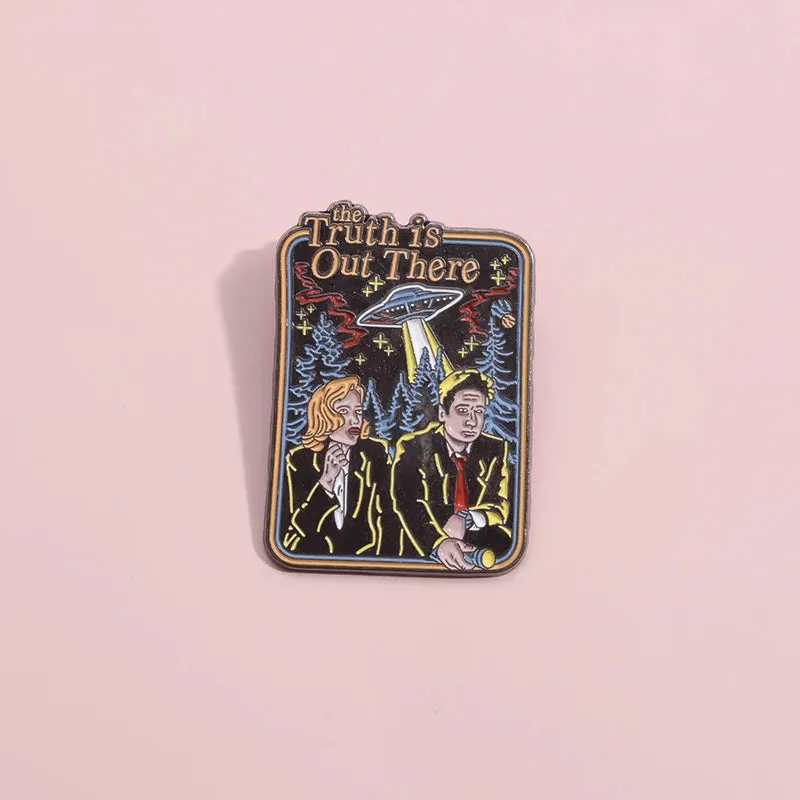 The Truth Is Out There Enamel Pin X-Files