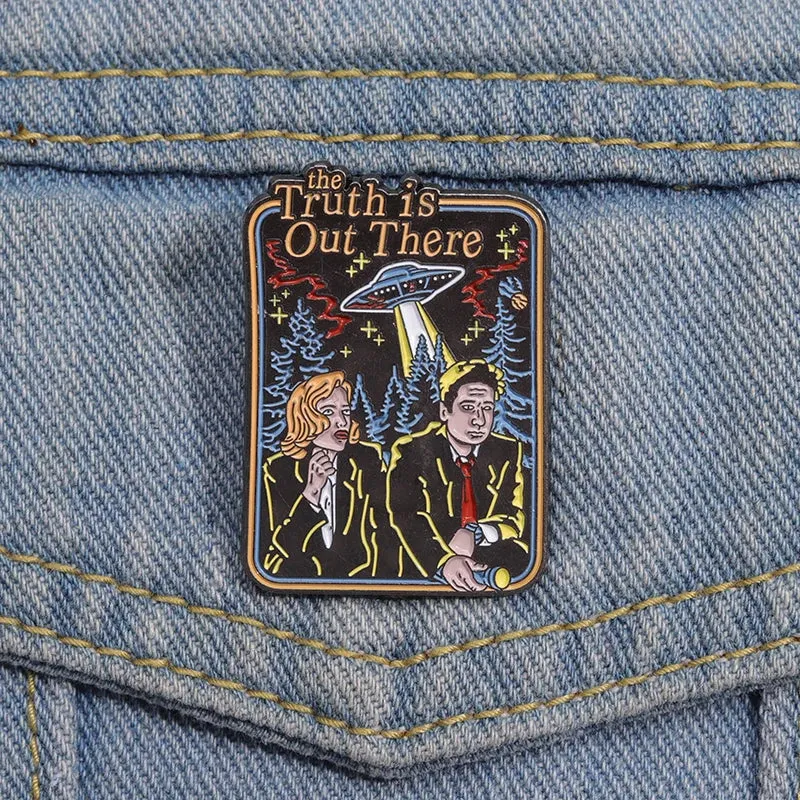 The Truth Is Out There Enamel Pin X-Files