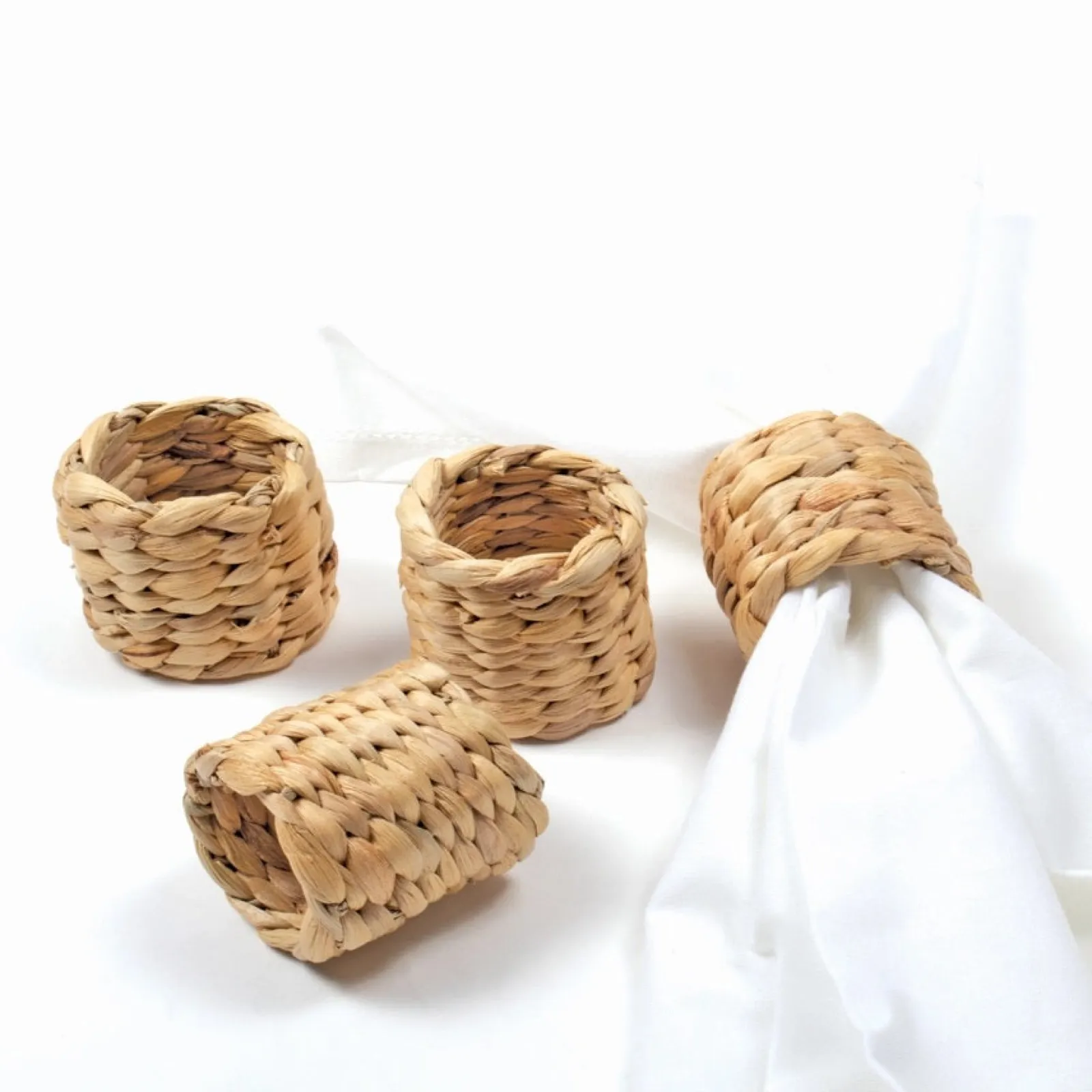 Water Hyacinth Napkin Ring Set