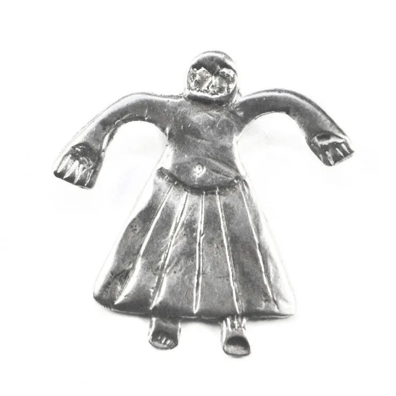 Woman Tupu Metal Pin Pendant