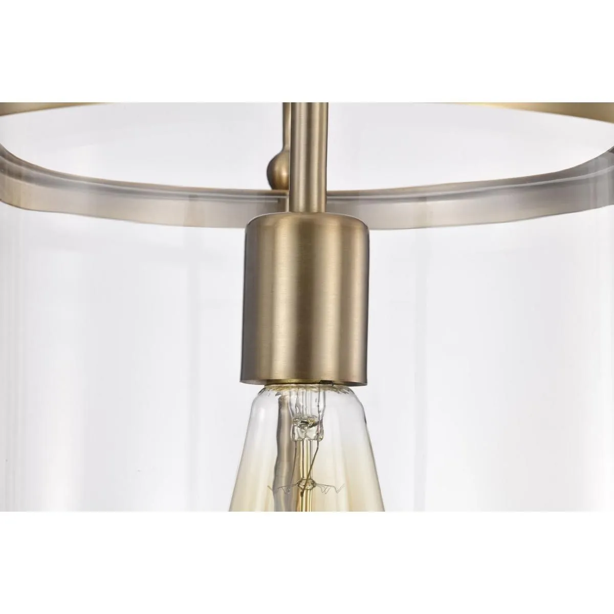 Yorktown 10 in. Pendant Light Brass Finish